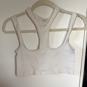 Urban Outfitters White Bandage Rave Top